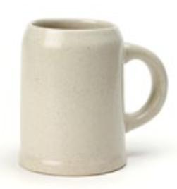 CANECA MUNIQUE 30CL BRANCO GRES